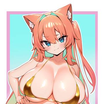 Golden Bikini Nekomia