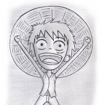 0488 traditional____chibi_luffy_