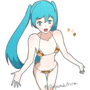 金ビキニミクさん