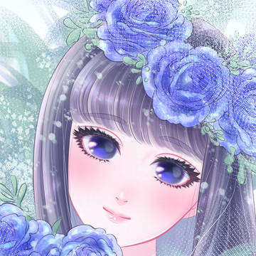青薔薇の乙女