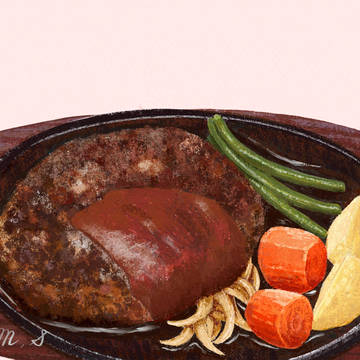 洋食屋さんのハンバーグ