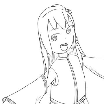 早苗さんでデジタル描き練習