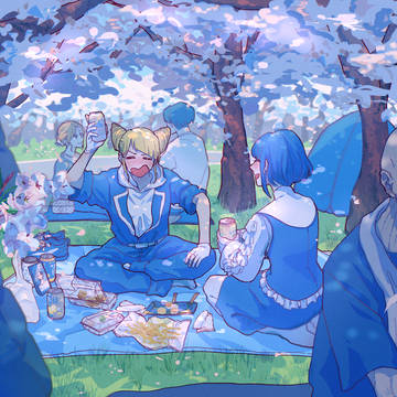 センター職員のお花見🌸
