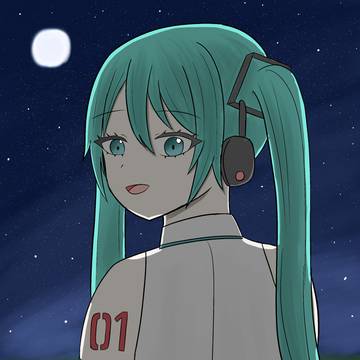 初音ミク　夜