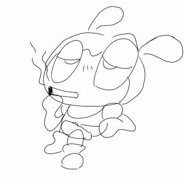 不法な産物をすうプリプリ