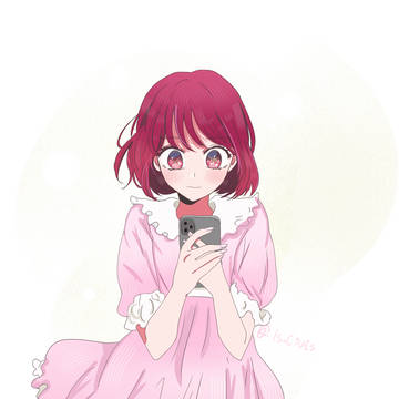 Kana Arima anime coloring