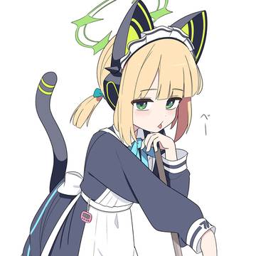 ダウナーな才羽ミドリ(メイド)