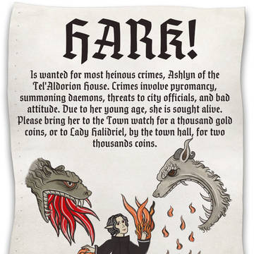 Behold, a wanted poster!