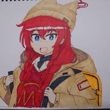 色塗りマキちゃん