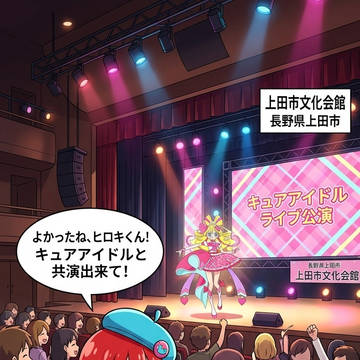 ヒロキ、キュアアイドルと共演できた!?