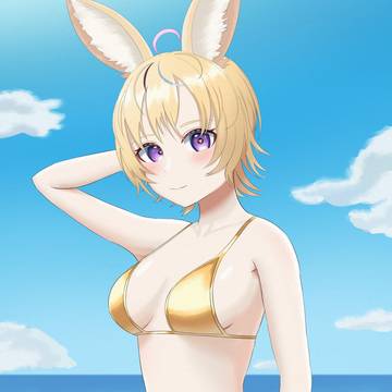 Gold Bikini Polka
