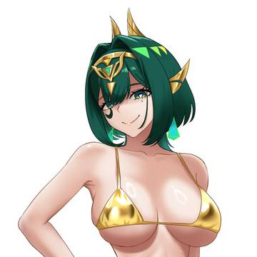 Nefer gold bikini