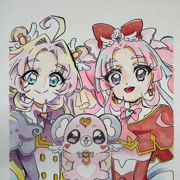 名探偵プリキュア！　模写