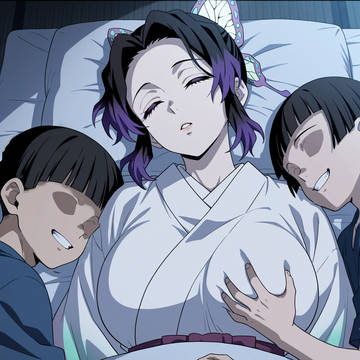 睡眠中に悪戯されるしのぶさん