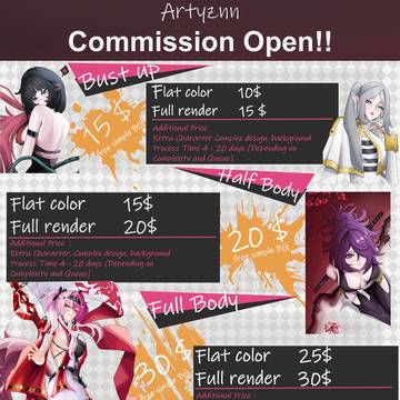 Commission Sheet (OPEN)
