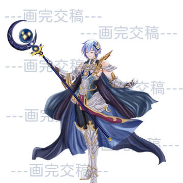 エルフの騎士の立ち絵