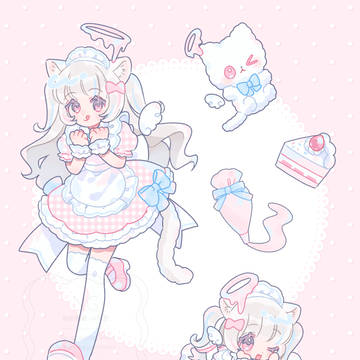 🐱🩷☁️