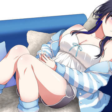 ソファに寝そべるのせさん
