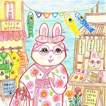 お買いものへ変身ウサメリ🌸