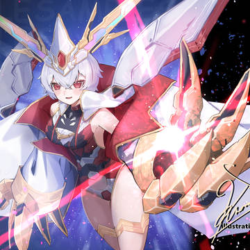 skeb依頼　龍魂合体オール・オーバー・ザ・ワールド　擬人化