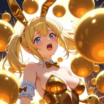 金のバニーその2