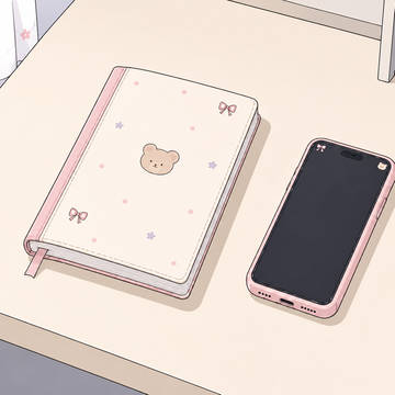 ゆらのノートとスマホ
