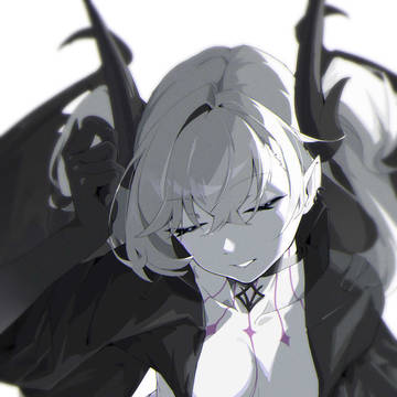 黑白炫彩异色meltryllis
