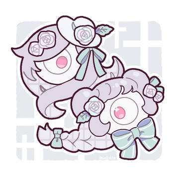 ウィッグをかぶってみたこみゃく