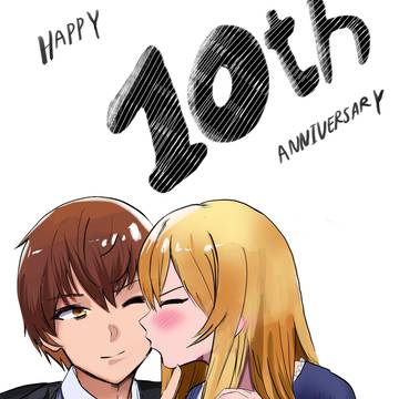 10TH YEAR ANNIVERSARY ILLUST