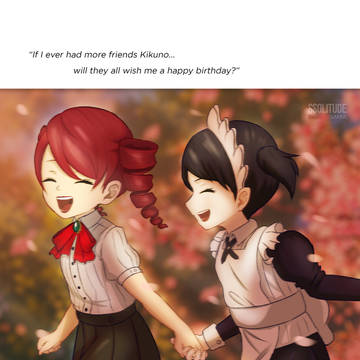 Young Mitsuru and Young Kikuno