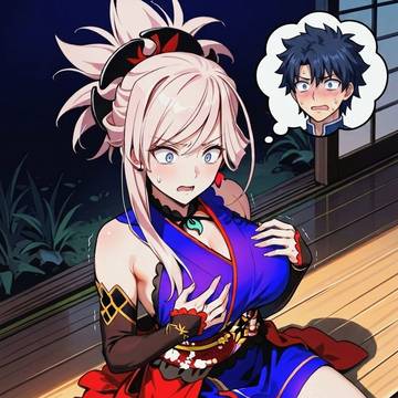 Ritsuka as Musashi tftg