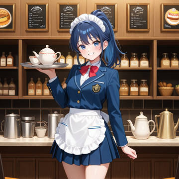 コンカフェ嬢 ポニーテール少女①