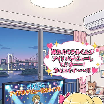 ミチルがアイドルデビュー