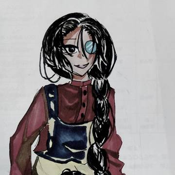 水色に濡れる　挿絵