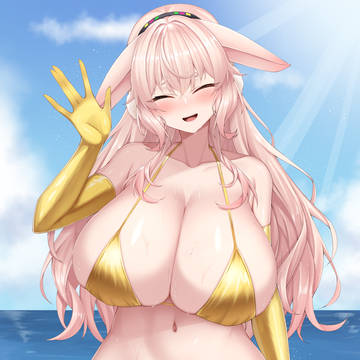 金ビキニもこ田
