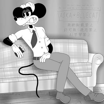 【鼠探偵】リラックスタイムなジャック・ペッパー氏🚬🛋️