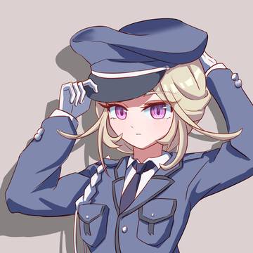 百日绘Day4/警服露露卡