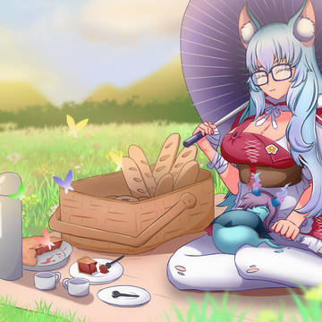 (Vgen Comm) Cup the Kitsune