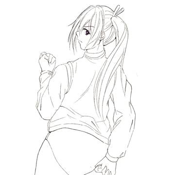 ブル舞 Lineart