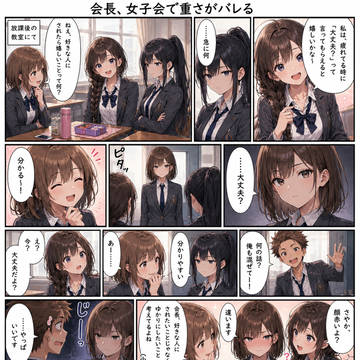 会長、女子会で重さがバレる