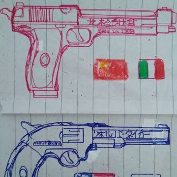 Pistol Beretta_Revolver Wesson