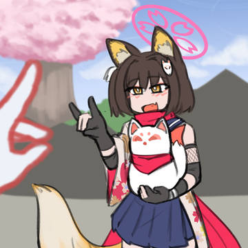 Izuna and Fox Plush