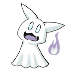 私のマスコットキャラ「おばけねこ」ちゃん👻