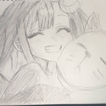 ツクヨミかぐや模写