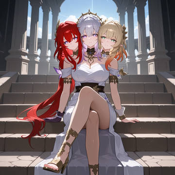 Tribios, Castorice, and Aglaea