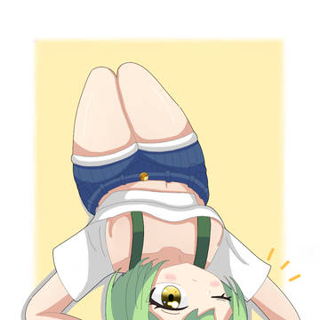 寝転がるもんちゃんなのだ〜