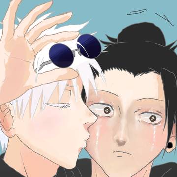 ほっぺにキス