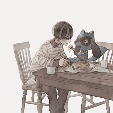 男の子とポケモン➉