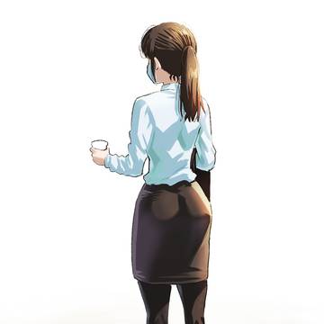 毎朝のOLの後ろ姿
