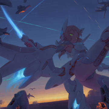 Sky before sunrise